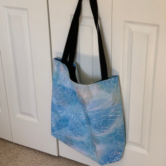 Bolso De Tela Arte Floral Abstracto Compras de Comestibles Playa