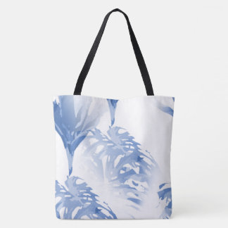 Bolso De Tela Arte Floral Abstracto Compras de Comestibles Playa