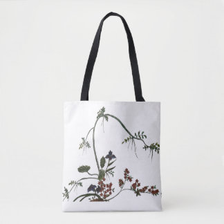 Bolso De Tela Arte Floral Flor Japonesa