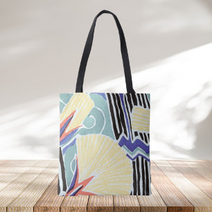 Bolso De Tela Arte floral moderno de moda por E.A. Séguy