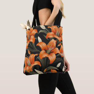 BOLSO DE TELA ARTE FLORAL Nº 1