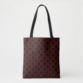 Bolso De Tela Arte fluido abstracto rojo de sueños y pesadillas