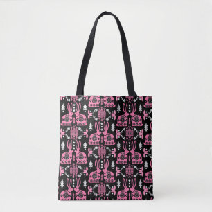 Bolso De Tela Arte folclórico nórdico escandinavo conejo