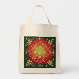 Bolso De Tela Arte folklórico tradicional de Letonia con símbolo