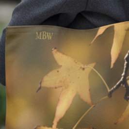 Bolso De Tela Arte fotográfico botánico Luz Dorada de la Natural