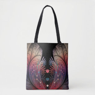 Bolso De Tela Arte fractal de fantasía moderna abstracta Jonglag
