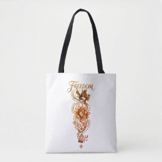 Bolso De Tela Arte gráfico de línea vertical serenidad espiritua