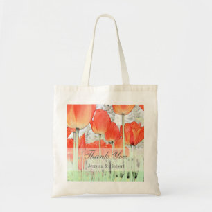 Bolso De Tela arte hermoso tulipanes flores regalo de boda