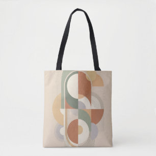 Bolso De Tela Arte impreso geométrico abstracto Bauhaus   Mediad