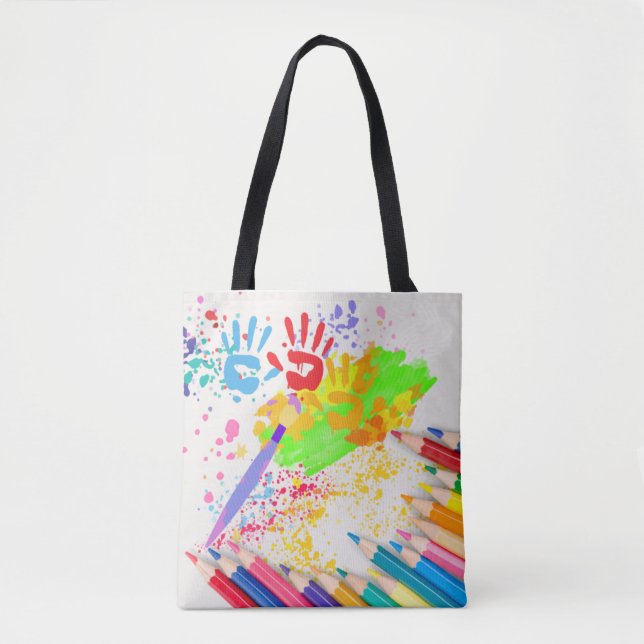 Bolso De Tela Arte infantil (Anverso)