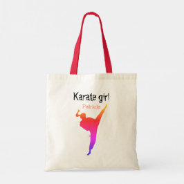 Bolso De Tela Arte marcial de Chica de karate moderno