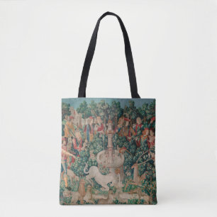 Bolso De Tela Arte medieval Unicorn Hunt - Unicorn es encontrado