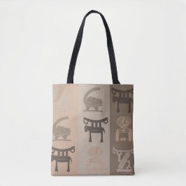 Bolso De Tela Arte moderno africano ornamentos abstractos