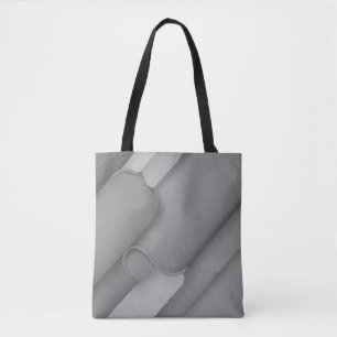 Bolso De Tela Arte moderno Gray Hues