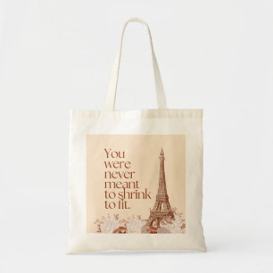 Bolso De Tela Arte mural motivacional de la Torre Eiffel de Parí