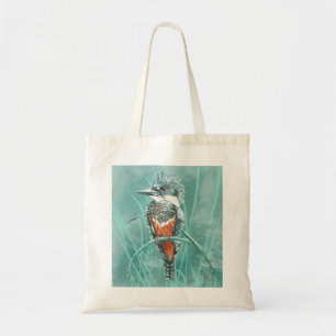 Bolso De Tela Arte natural de aves silvestres Kingfisher