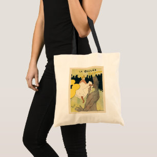 Bolso De Tela Arte Nouveau Antiguo, La Goulue por Toulouse Lautr