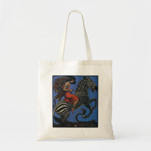 Bolso De Tela Arte Nouveau de Mujer Cebra Vintage Vida 1922