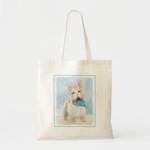 Bolso De Tela Arte original de pintura de perros de cerdo de Whe