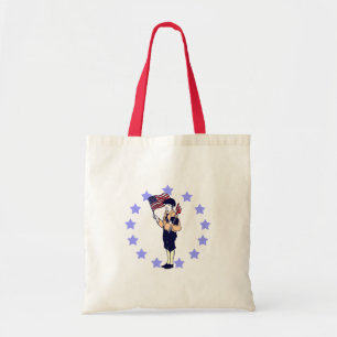 Bolso De Tela Arte patriótico vintage del 4 de julio