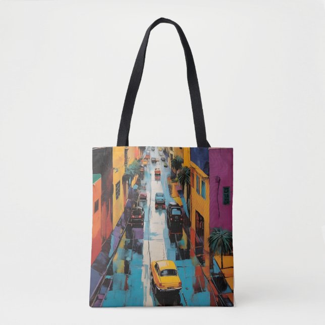 Bolso De Tela Arte pop callejero (Anverso)