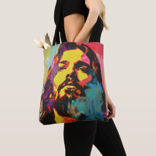 Bolso De Tela Arte Pop Color Jesús Cristo