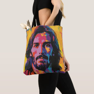 Bolso De Tela Arte pop colorido de Jesús
