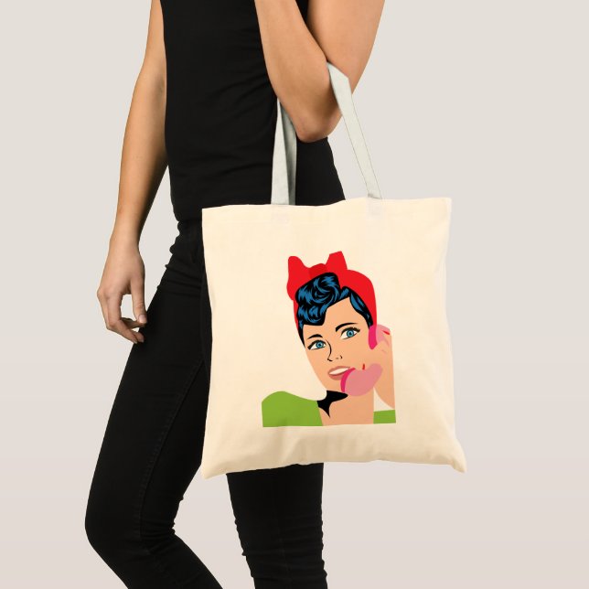Bolso De Tela Arte pop cómico (Anverso (producto))
