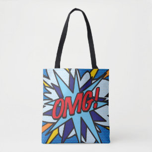 Bolso De Tela ¡Arte Pop de Cómic OMG!