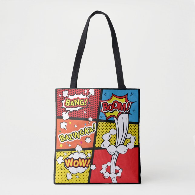 Bolso De Tela Arte pop de historietas (Anverso)