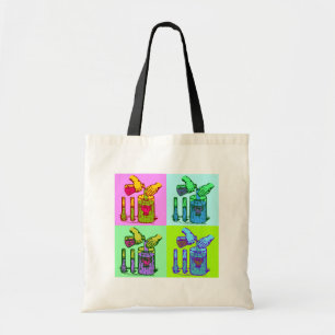 Bolso De Tela Arte pop de la dislocación de la química