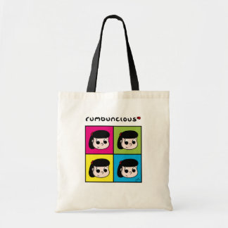 Bolso De Tela arte pop de Rumi del rumbuncious™