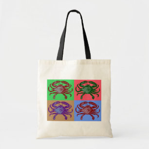 Bolso De Tela Arte pop del cangrejo