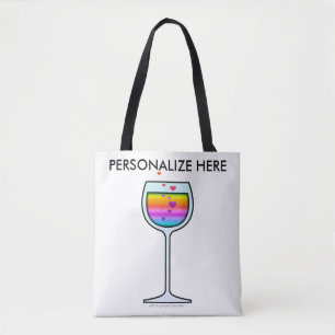 BOLSO DE TELA ARTE POPULAR VINO
