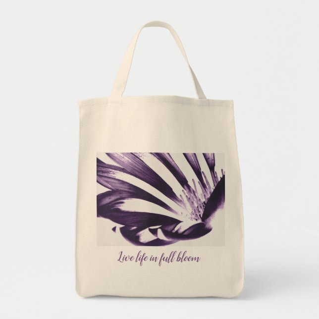 Bolso De Tela Arte por vida del tote del ultramarinos del brezo (Frente)