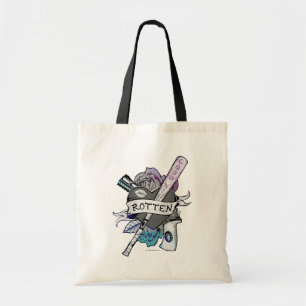 Bolso De Tela Arte "putrefacto" del tatuaje del pelotón el