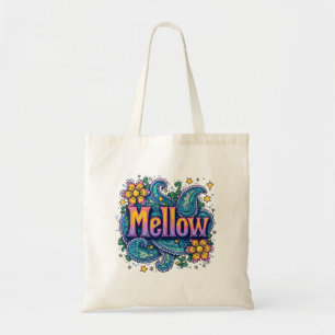 Bolso De Tela Arte Retro Hippie "Relajado" Groovy Psicodélico