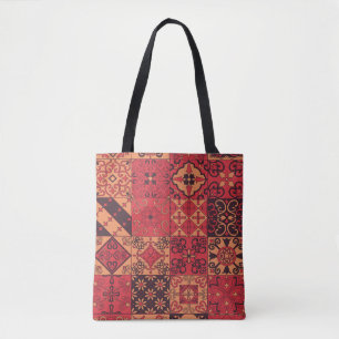 Bolso De Tela Arte Tradicional