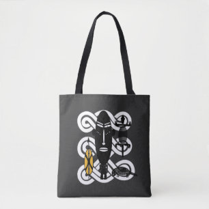 Bolso De Tela Arte tribal africano abstracto