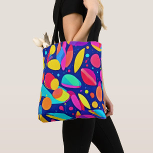 Bolso De Tela Arte vibrante de Shapescape