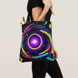 Bolso De Tela Arte vórtice cromático