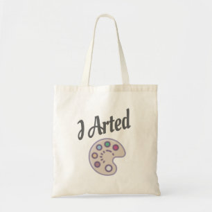 Bolso De Tela Arted, artista profesor de arte pintor gracioso