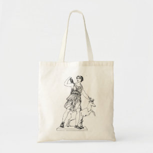 Bolso De Tela artemis, luna, mitología, diana, luna, griego, mar
