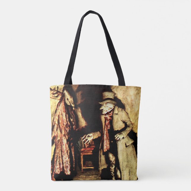 Bolso De Tela Arthur Rackham - A Navidades Carol - Grumpy (Reverso)