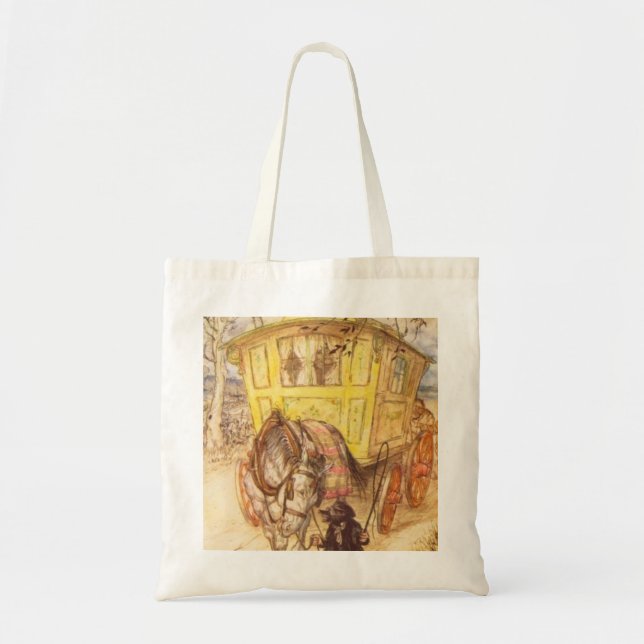 Bolso De Tela Arthur Rackham - El Viento En Los Salvajes (Frente)
