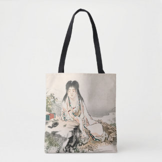 Bolso De Tela Artista de caligrafía de Kōno Bairei Faux