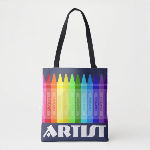 Bolso De Tela Artista de Crayon
