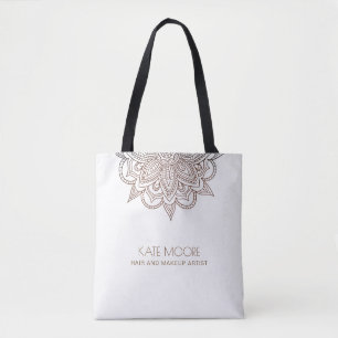 Bolso De Tela Artista de maquillaje de pelo Mandala Lace