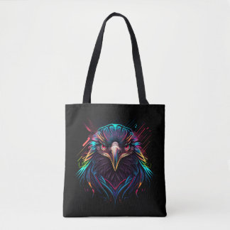 Bolso De Tela Artista del águila de Neón Luminoso brillante