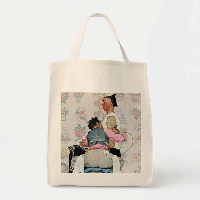 Bolso De Tela Artista del tatuaje (Frente)